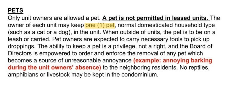 Imperial Golf Estates Abbey on the Lake Pet Policy