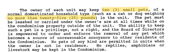 Fieldstone Village at Wilshire Lakes Pet Policy