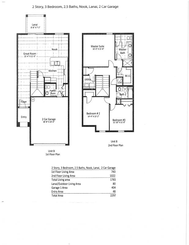 Single Family Homes Floor Plans
