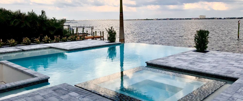 Cape Coral Yacht Club New Construction pool home