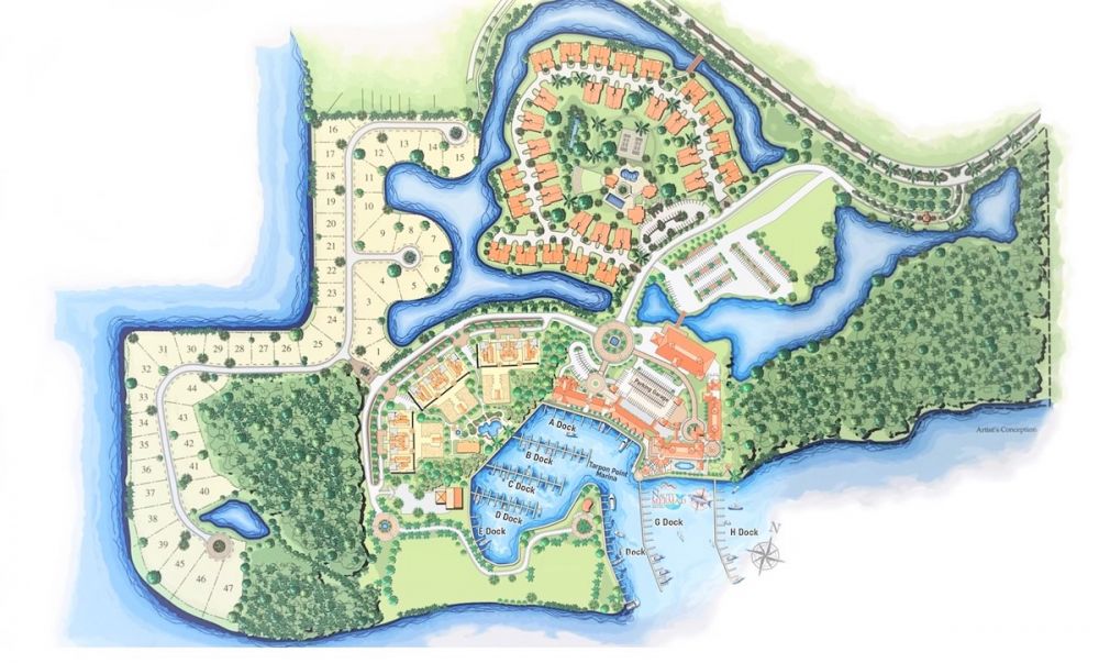 Tarpon Point Community Layout Cape Coral FL