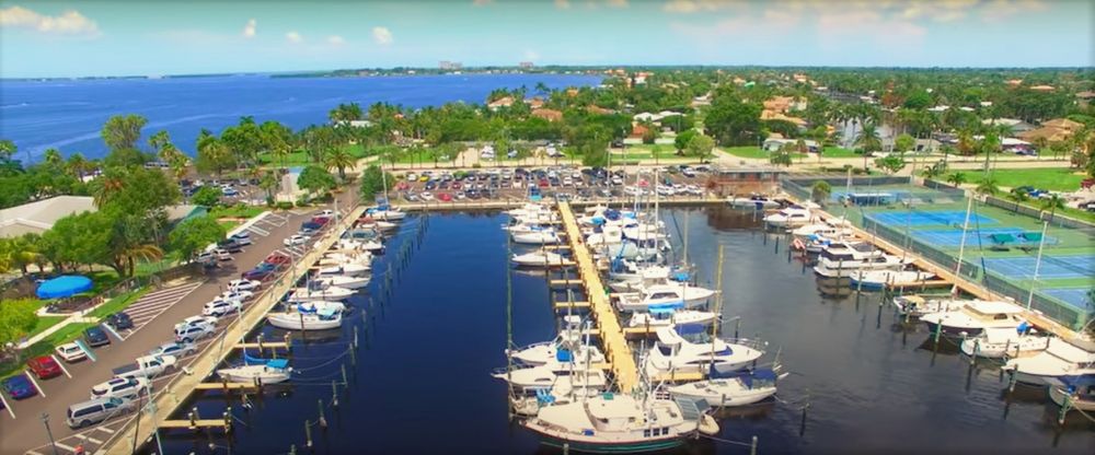 Cape Coral Yacht club marina and waterfront homes for sale