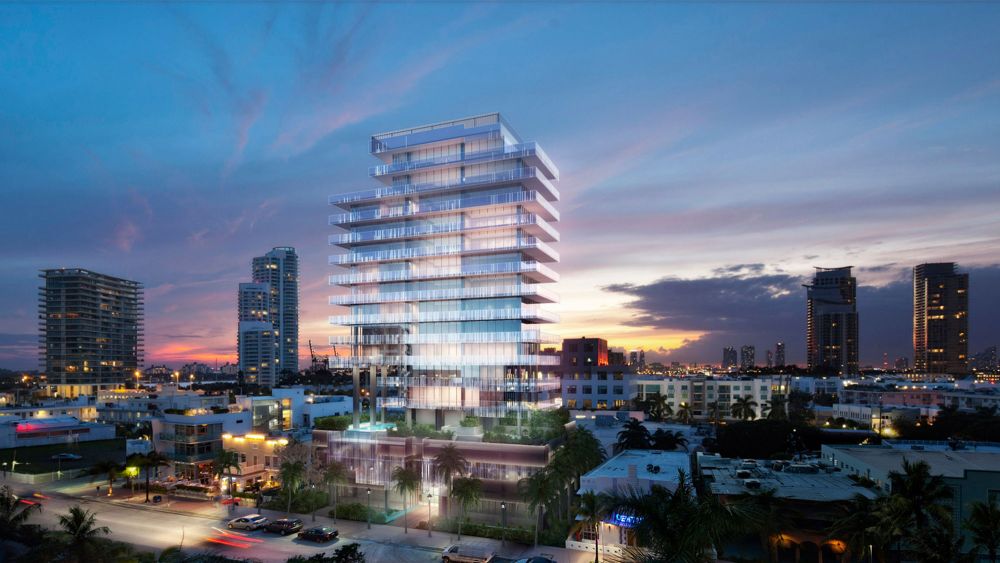 Glass Condo Miami Beach Real Estate 