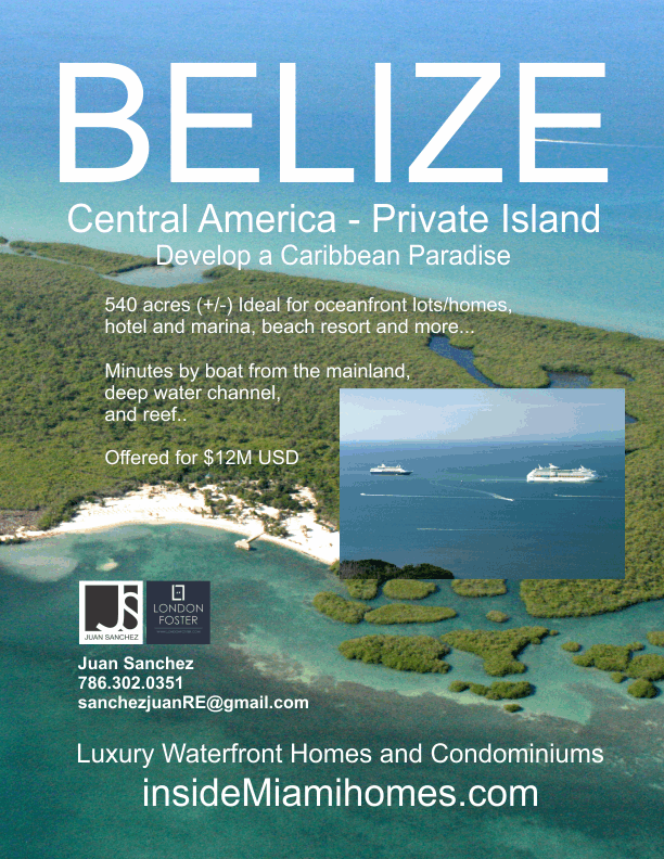 Private Island Property in Belize Central America