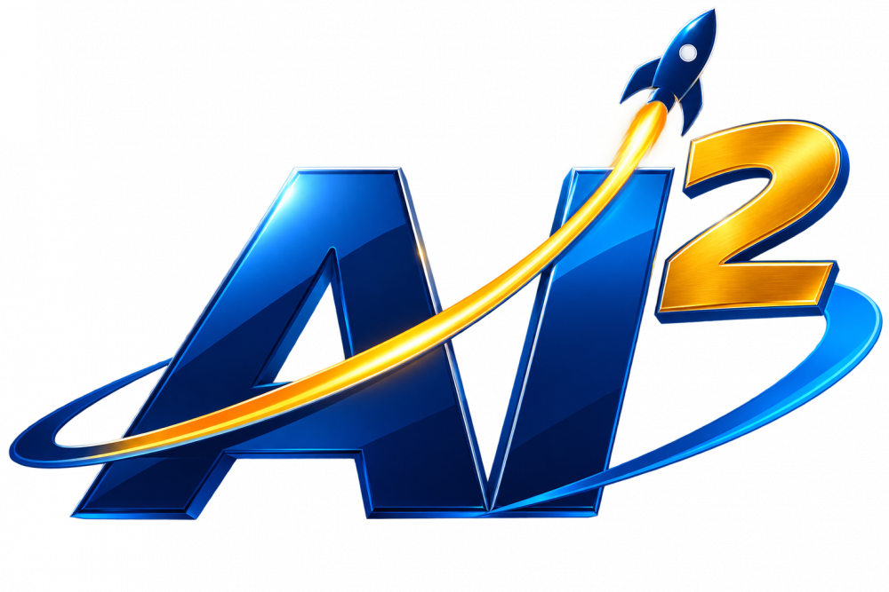AI² logo representing Artificial Intelligence plus Agent Intelligence for KeysTo321 real estate on Florida’s Space Coast.