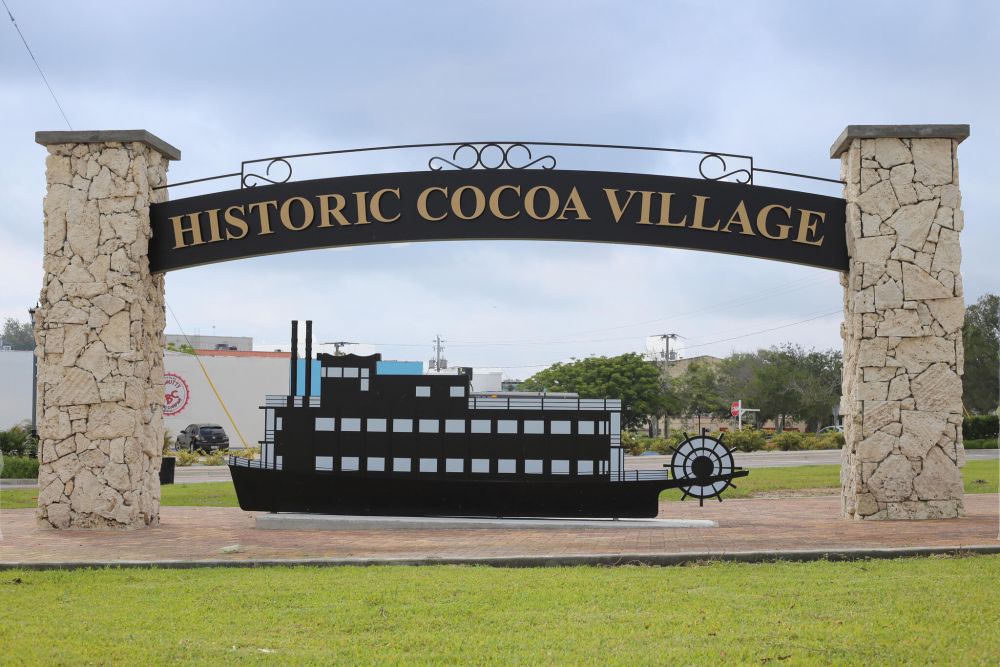 Cocoa Village logo representing historic downtown Cocoa, Florida