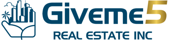 Give Me 5 Real Estate Logo