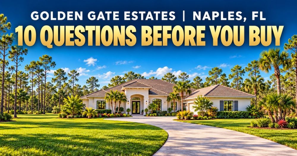 Golden Gate Estates Naples FL 10 questions before you buy