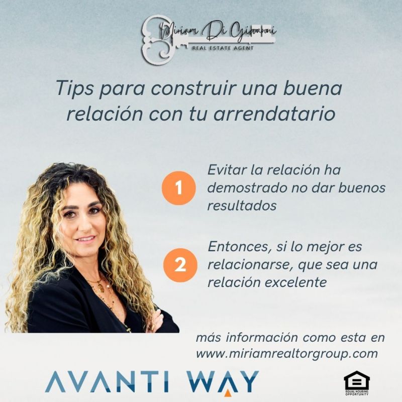 Tips para construir una buena relación con tu inquilino.